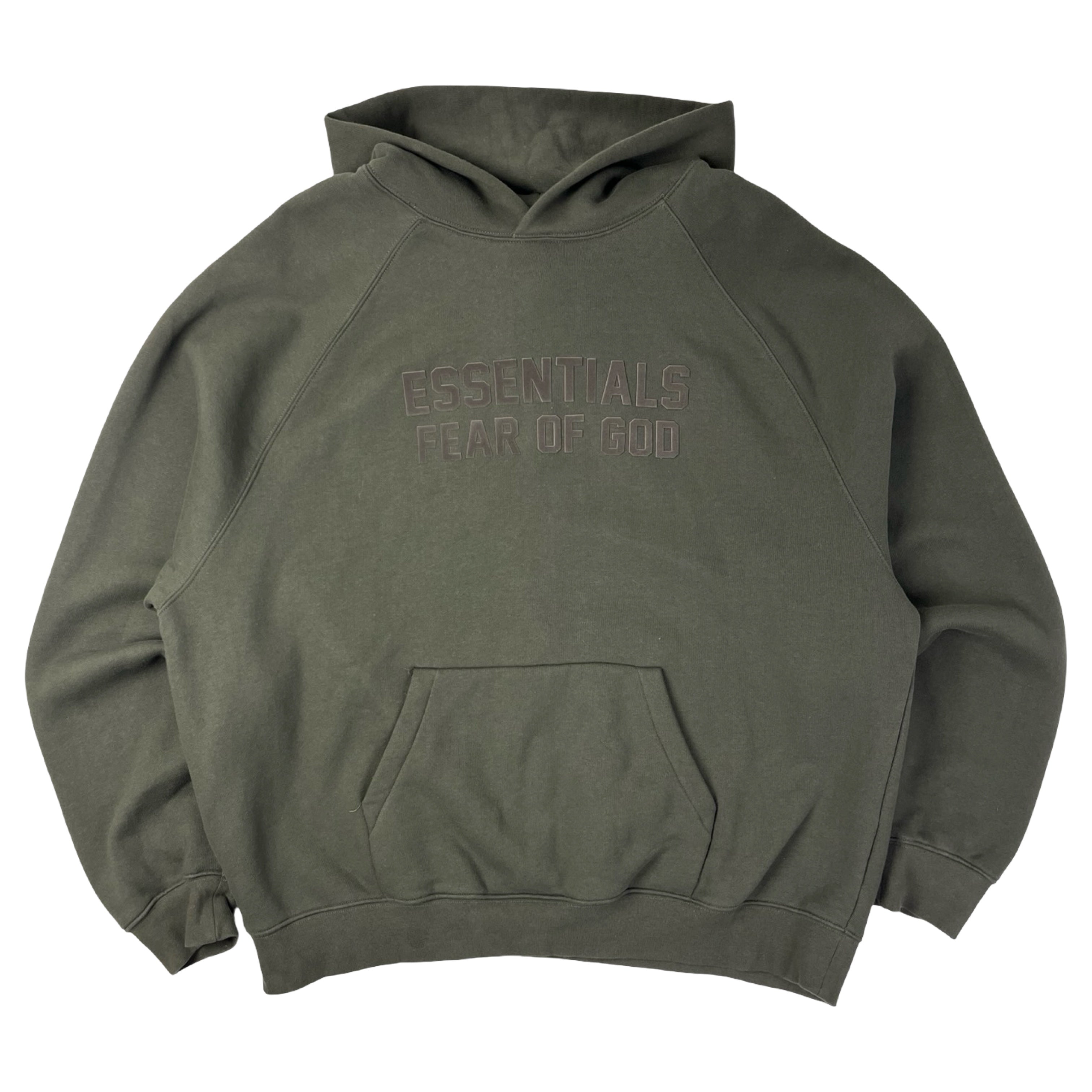 Fear Of God Essentials Hoodie Off Black