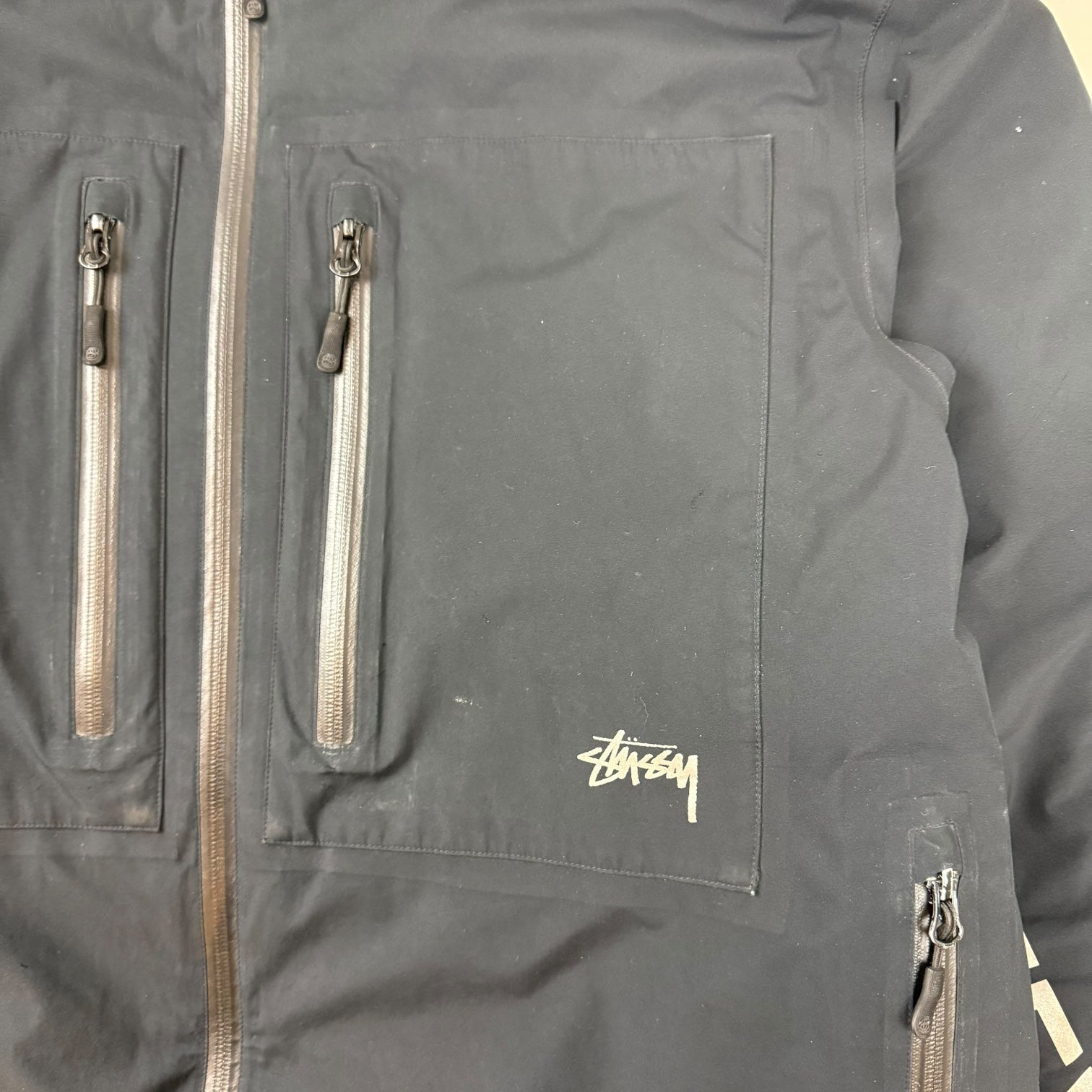 2018 Stüssy Gore-Tex 700 Fill Down Jacket Black