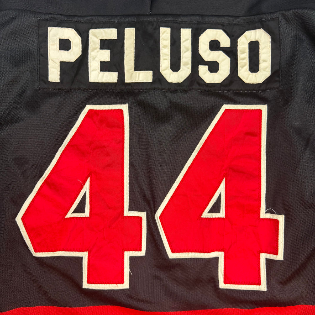 Vintage Ottawa Senators Mike Peluso Jersey Black