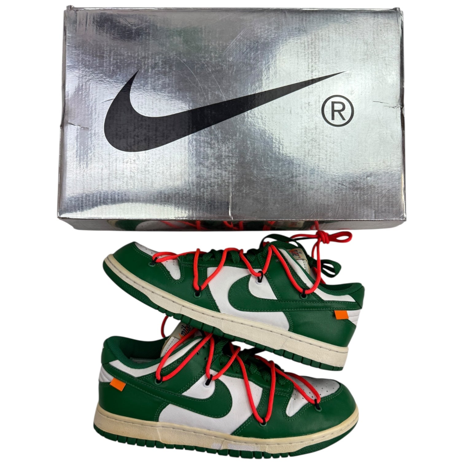 Nike x Off-White Dunk Low Pine Green (Used)