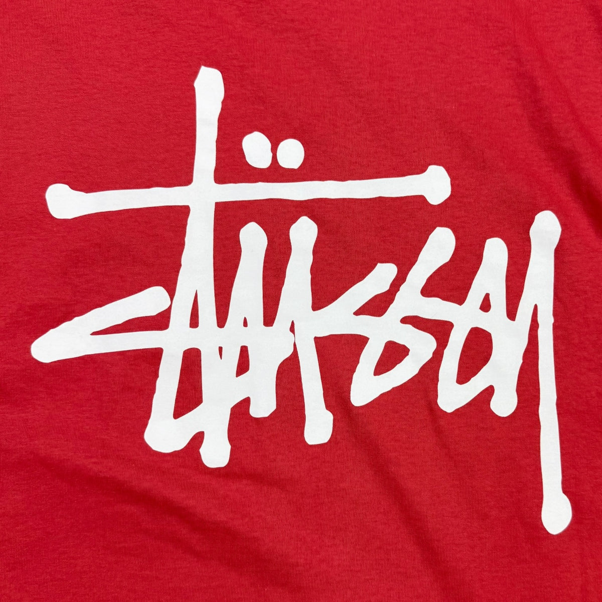 Stussy Basic L/S Tee Red