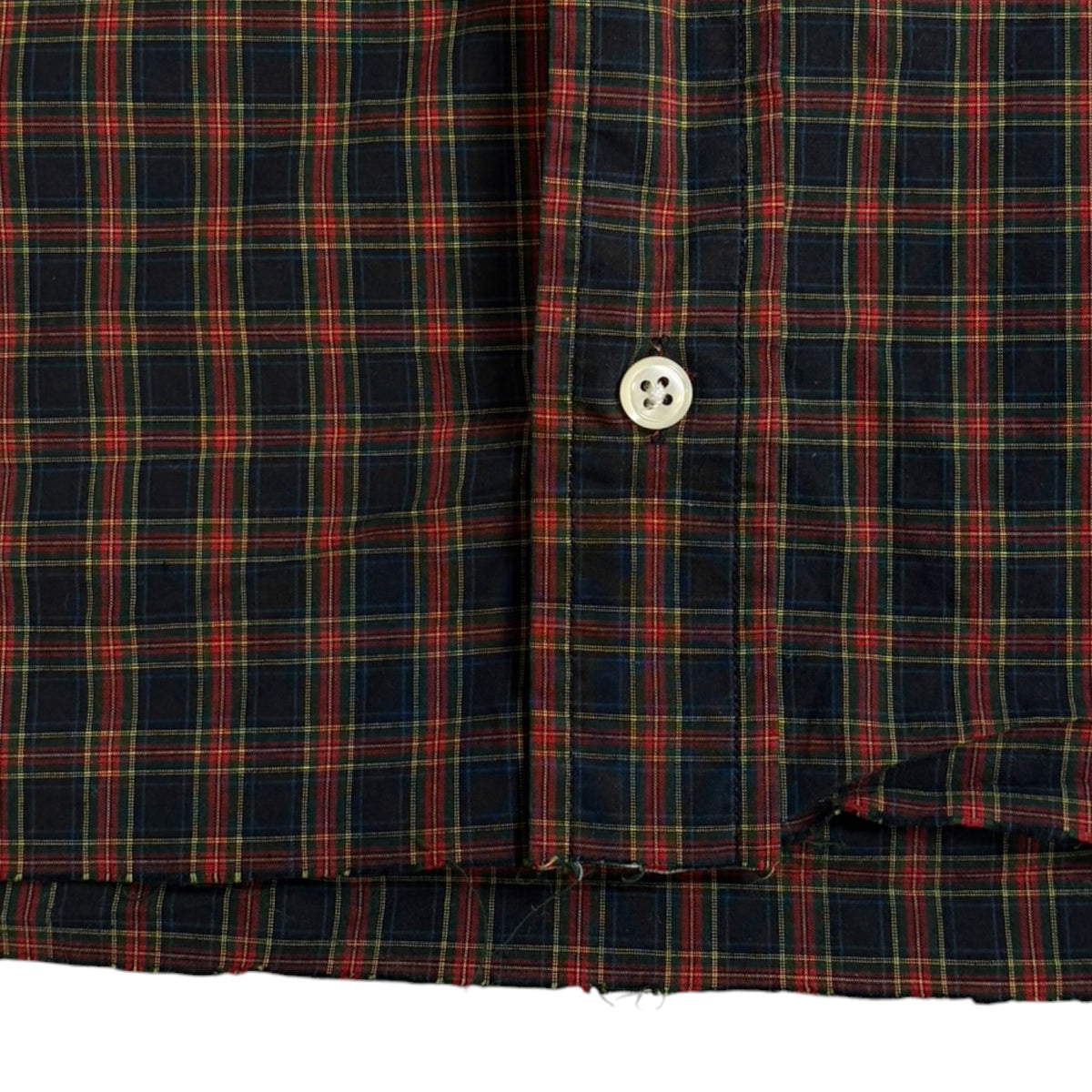 Vintage Ralph Lauren Plaid Button-Up Shirt Navy/Red