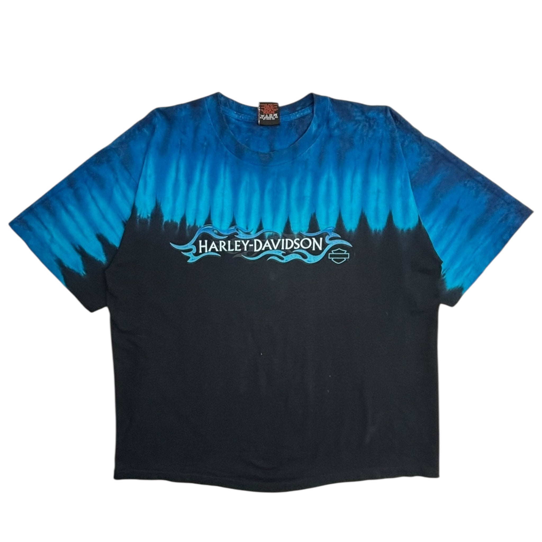 2003 Harley Davidson Montreal, Quebec Blue Dyed T-Shirt