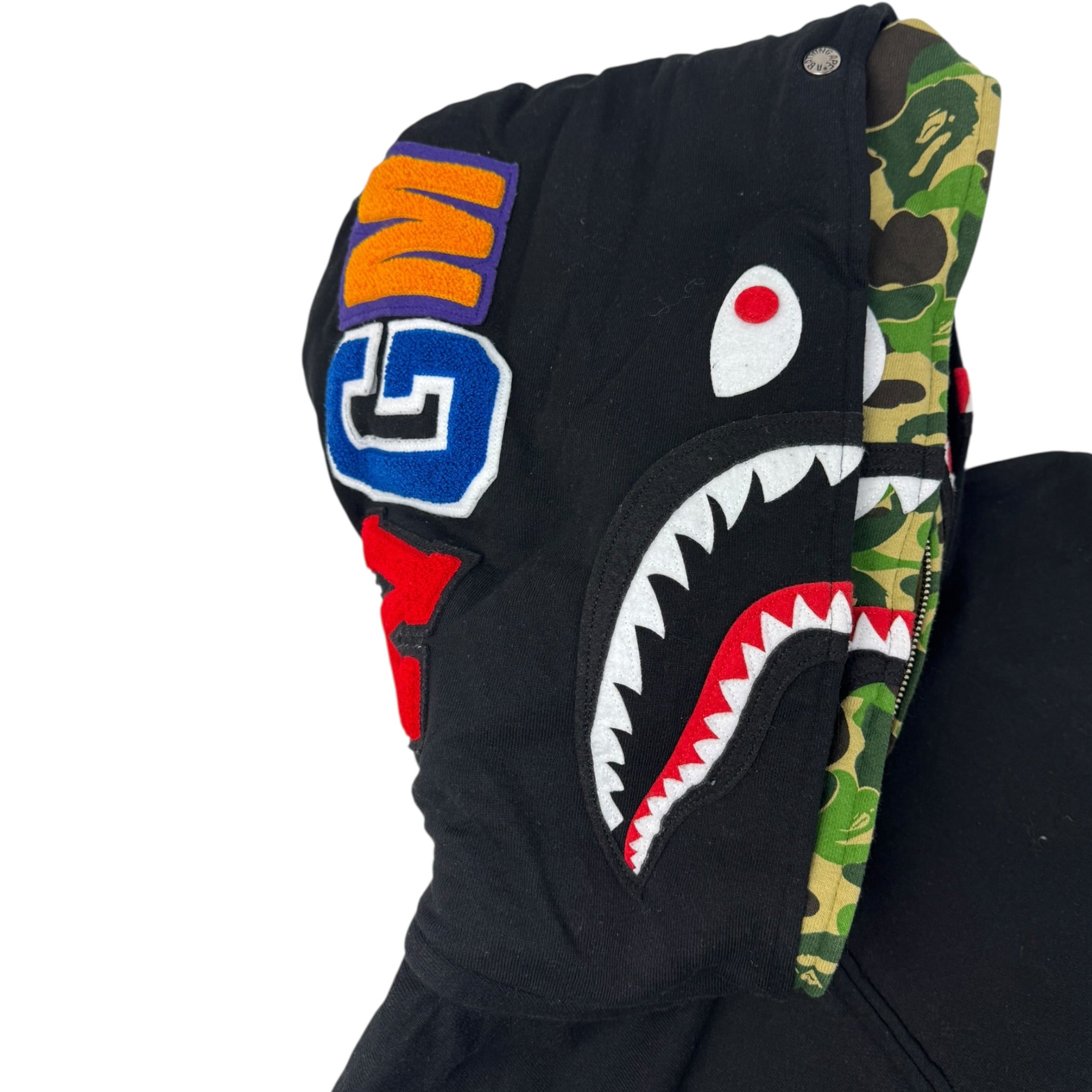 BAPE ABC Camo Shark Full Zip Double Hoodie