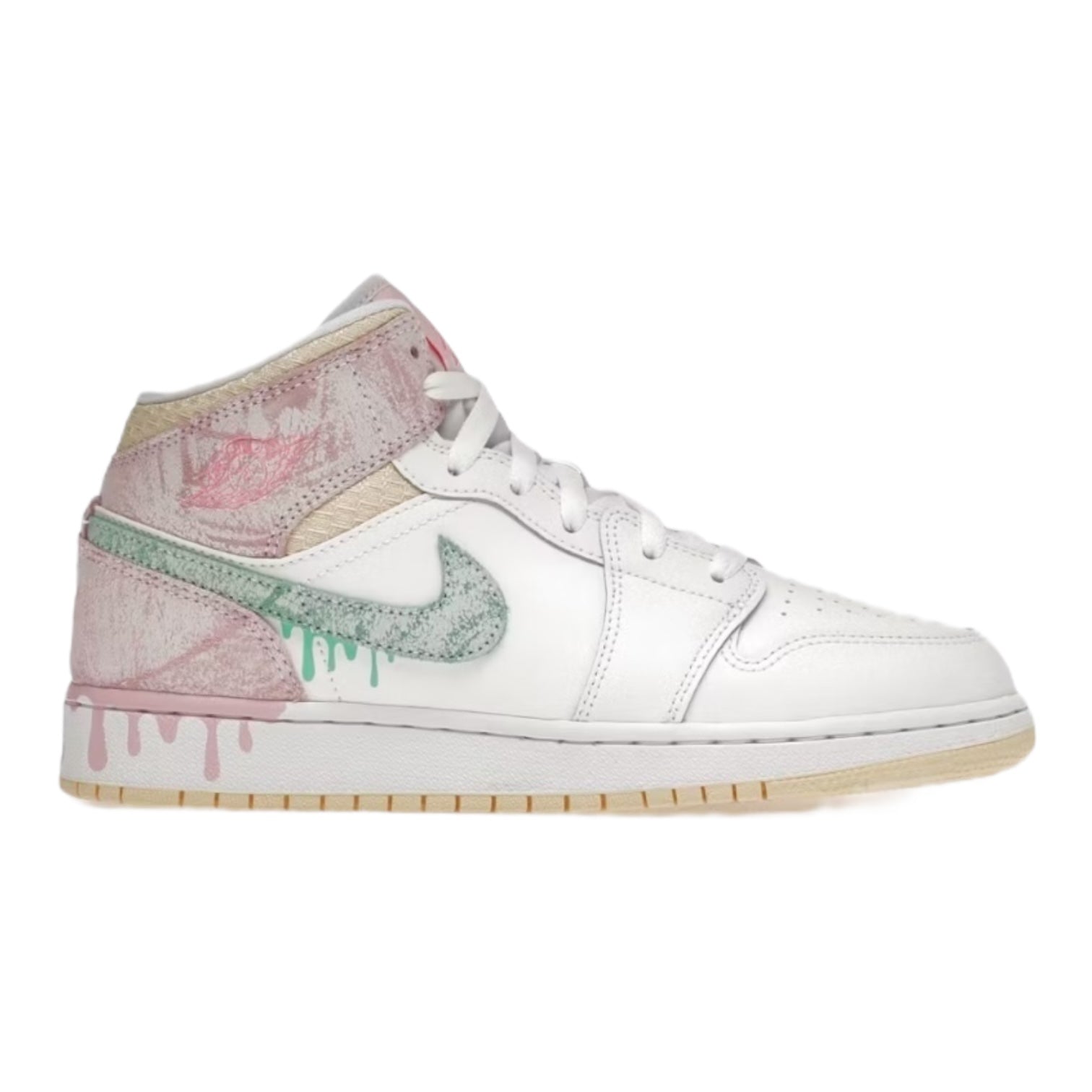 Jordan 1 Mid Paint Drip (Used)