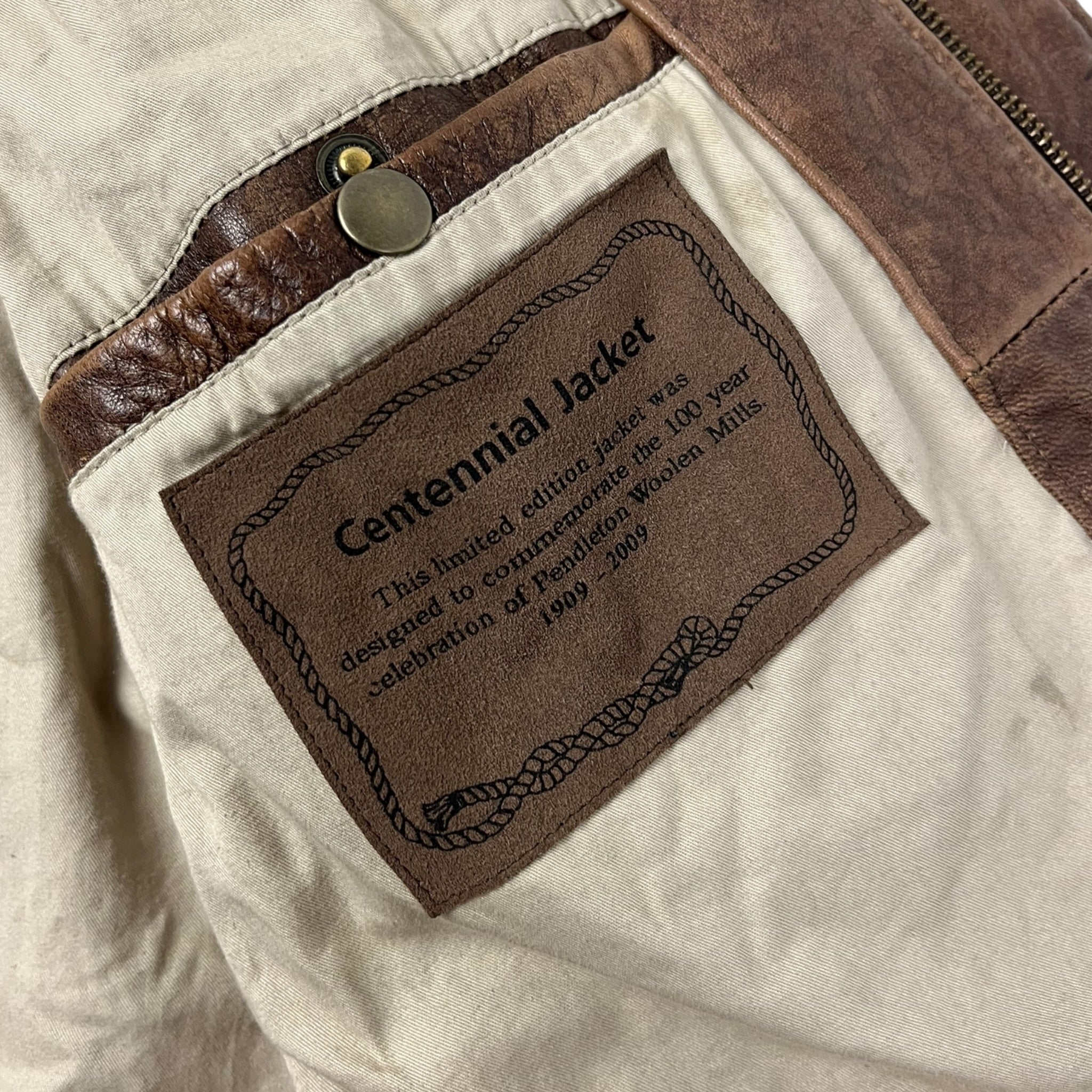 Vintage Pendleton Centennial Leather Jacket