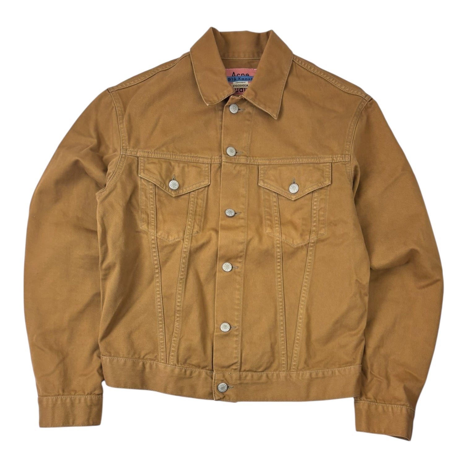 Acne Studios Canvas Trucker Jacket Tan