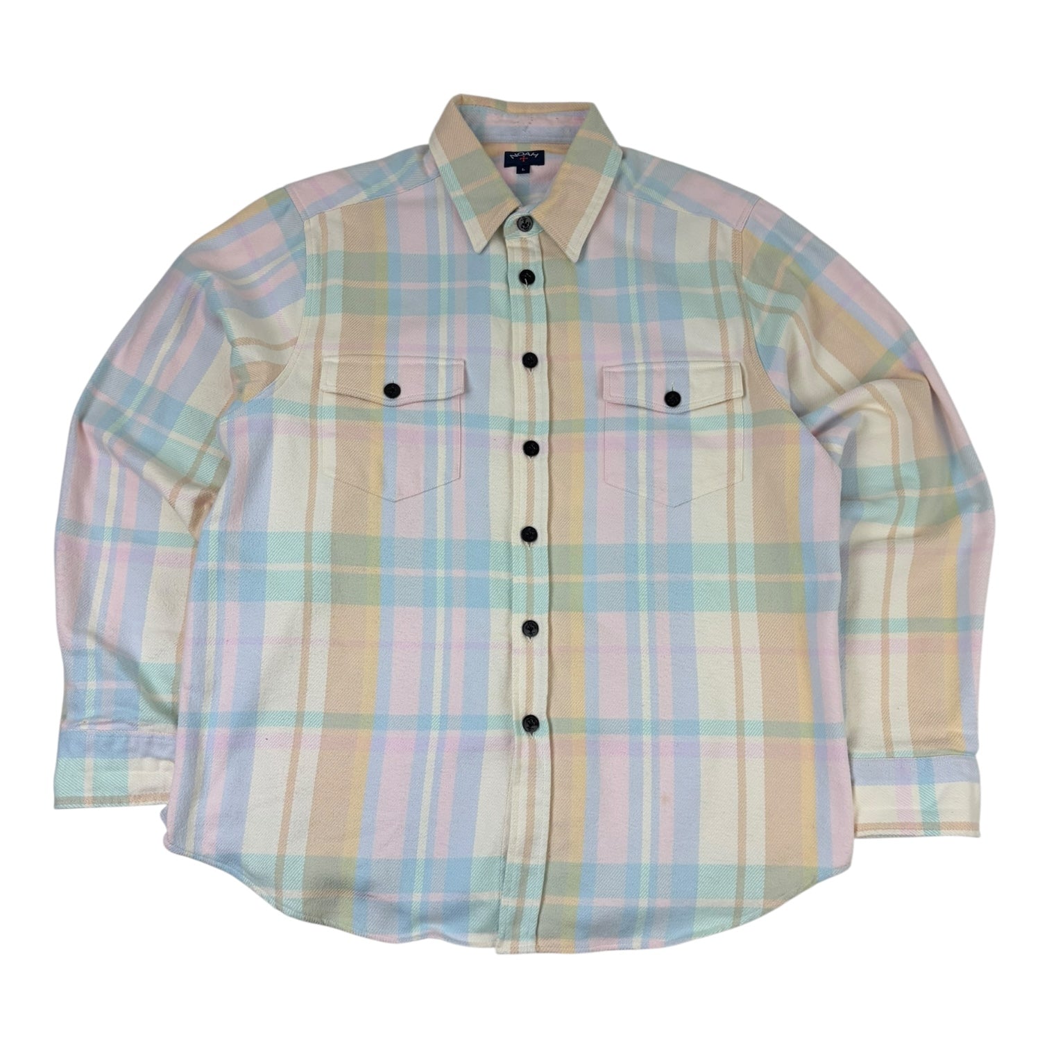 Noah Pastel Plaid Button Up