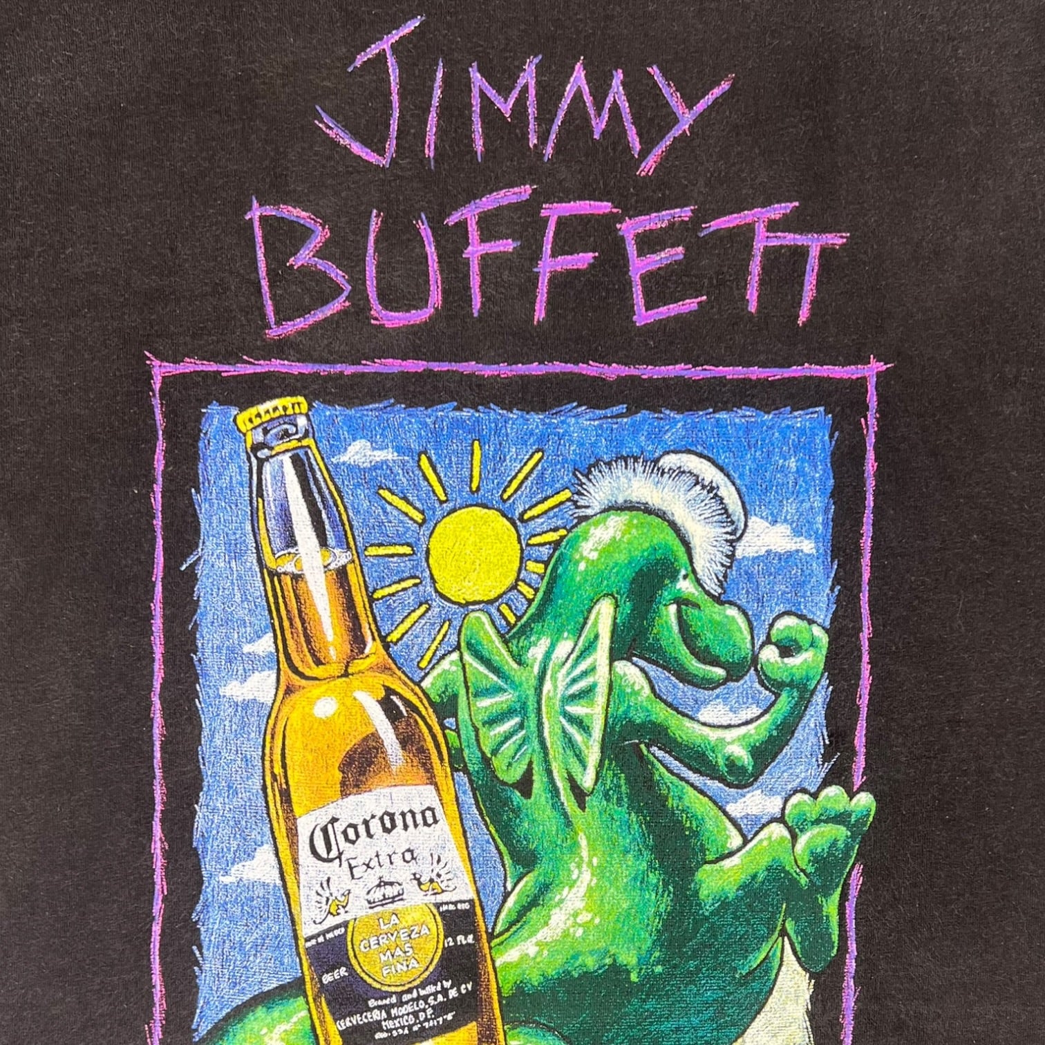 Vintage 94’ Jimmy Buffett “Fruitcakes On Tour” T-Shirt Black