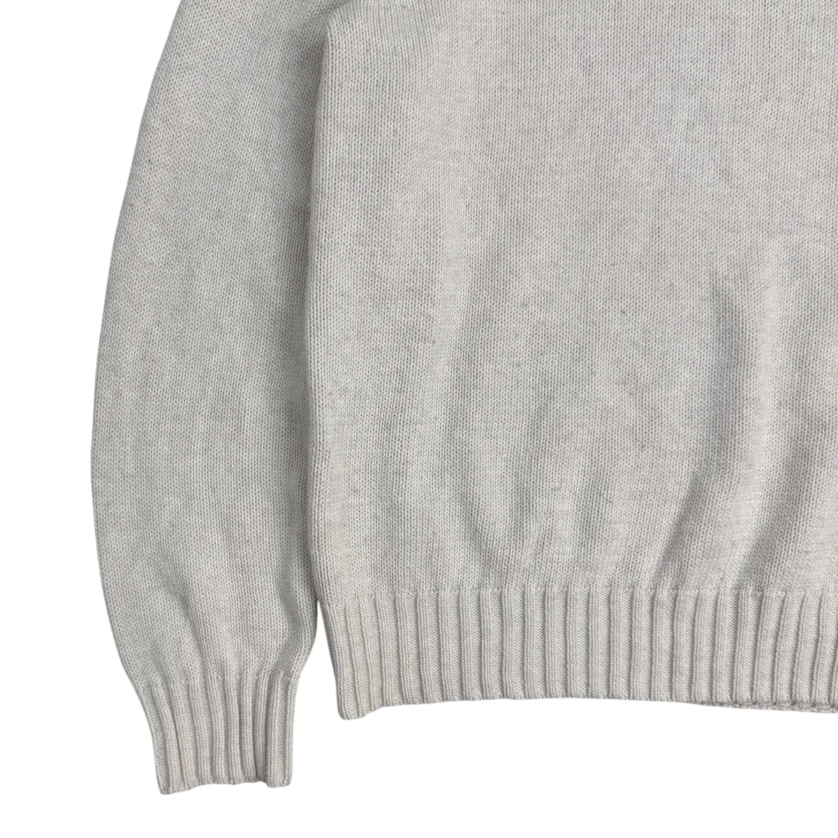 Vintage Chaps Knit Sweater White