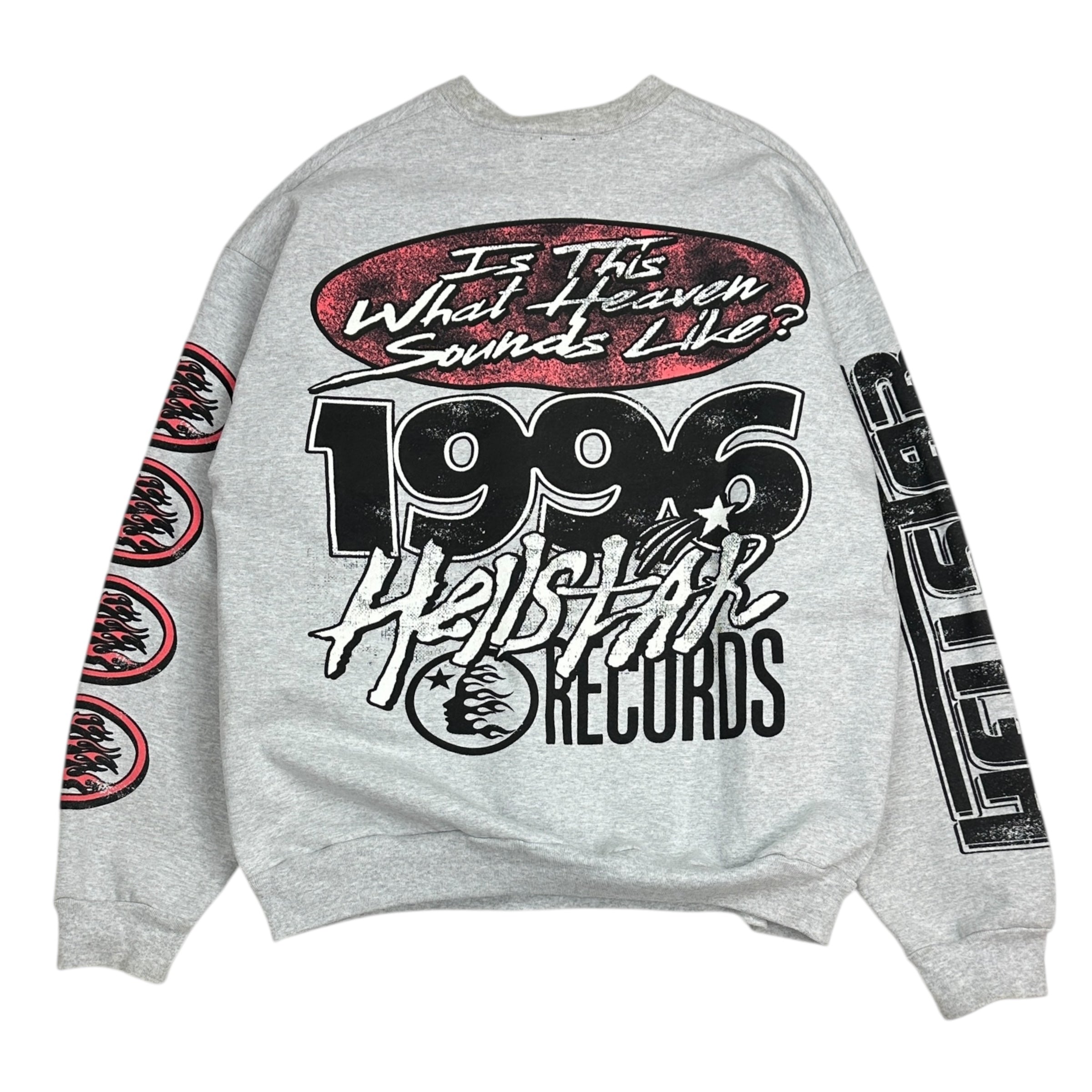 Hellstar Studios Records Crewneck Heather Grey