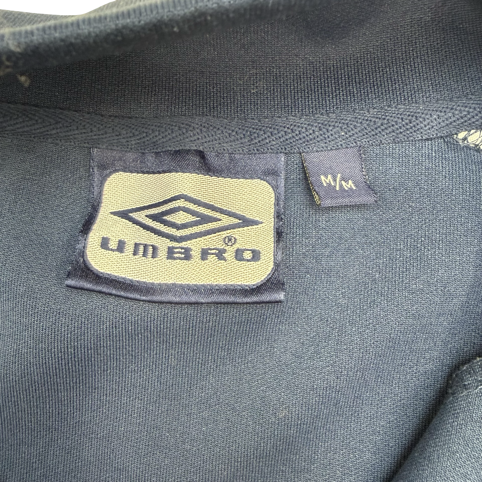 Vintage Umbro Zip Up Track Jacket Blue