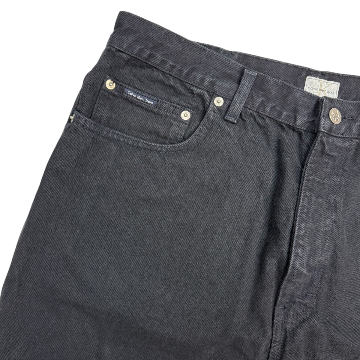 Vintage Calvin Klein Denim Shorts Black