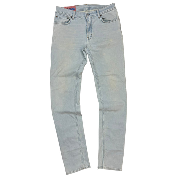 (W) Acne Studios Blå Konst Denim Pants Light Wash