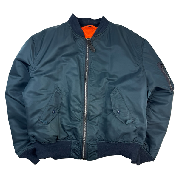 Vintage Alpha Industries Bomber Jacket Navy
