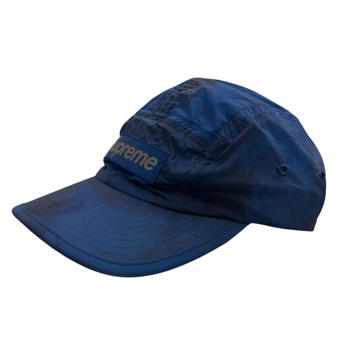 Supeme Reflective Dyed Camp Cap Blue