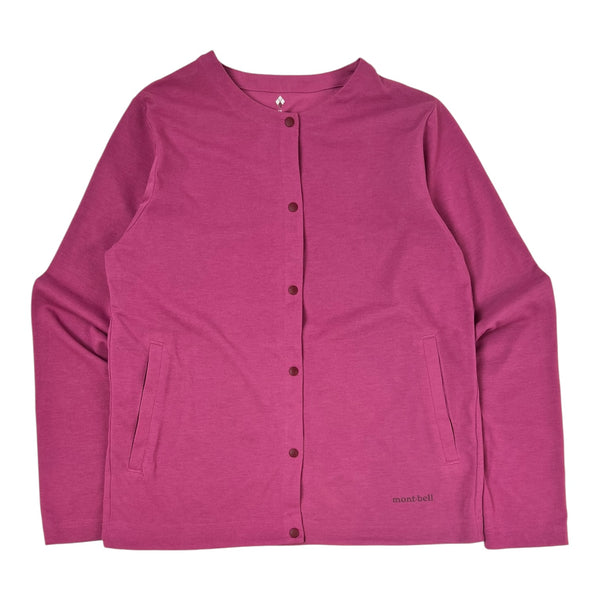 (W) Montbell Wickron Cardigan Red Violet