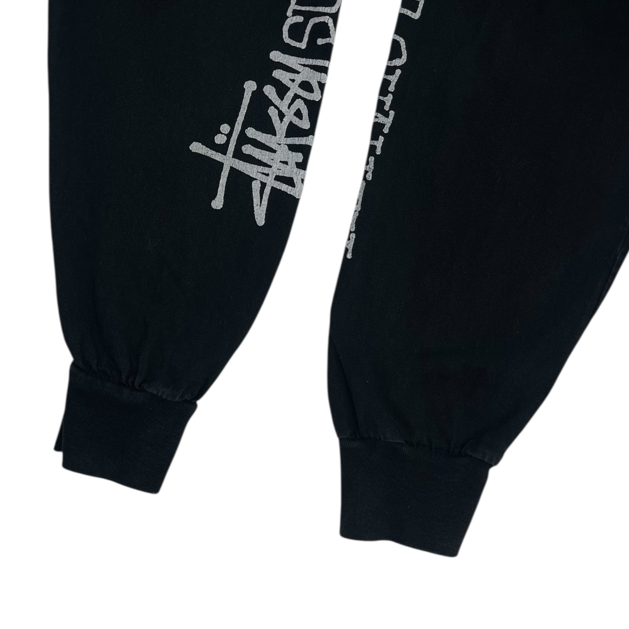 Stussy Superior Quality Pigment Dyed L/S T-Shirt Black
