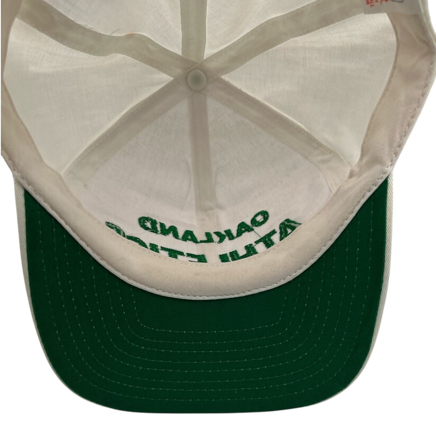 Vintage Oakland Athletics Snapback Hat White