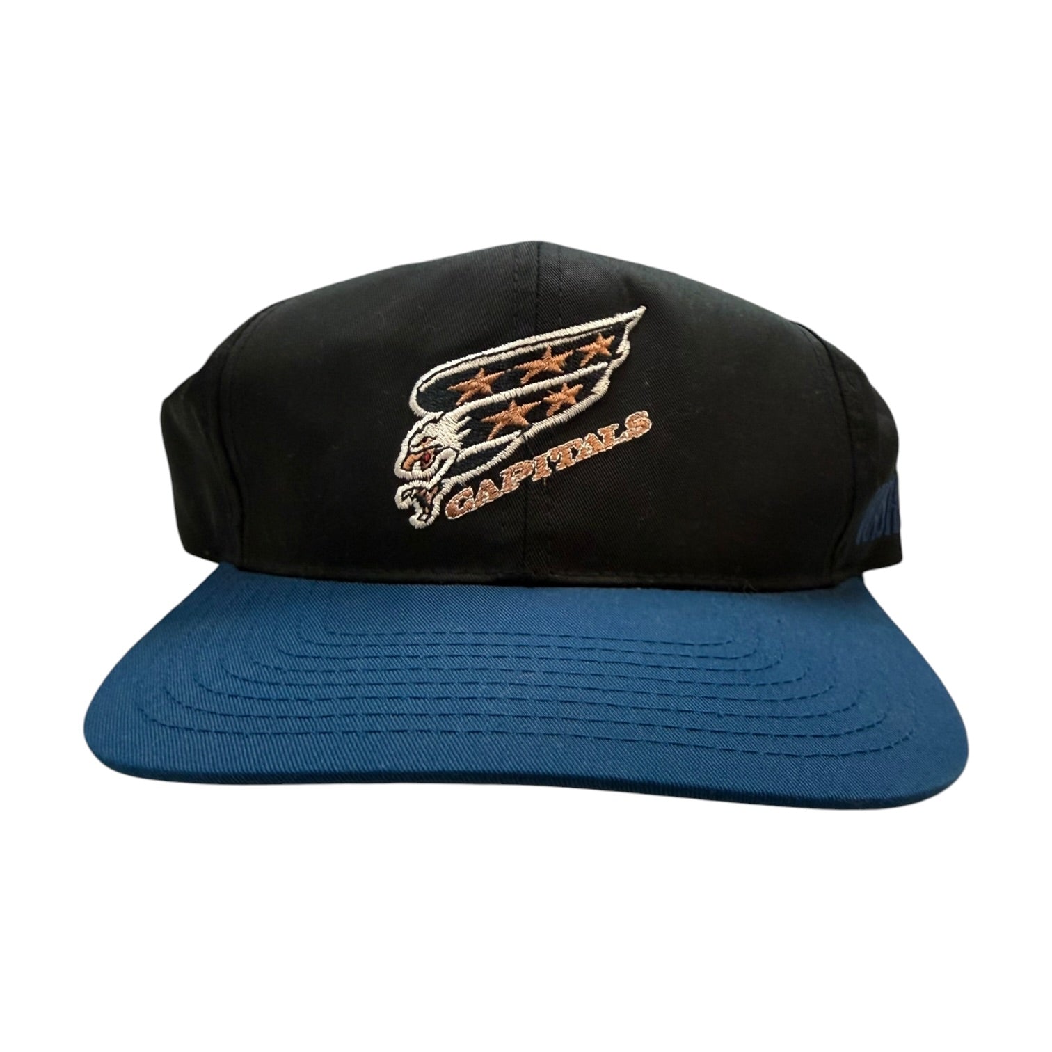Vintage Washington Capitals Screaming Eagle Logo Hat Black