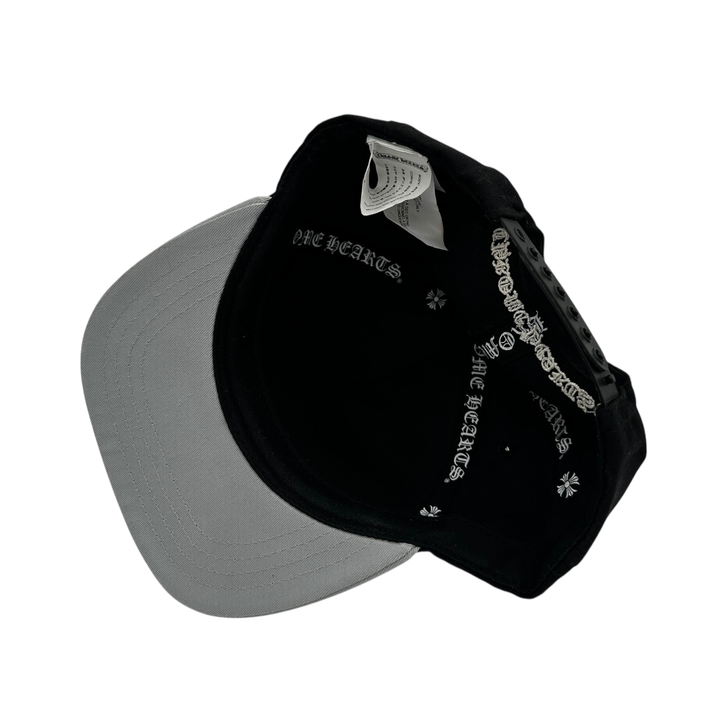 Chrome Hearts CH Logo Baseball Hat Grey/Black