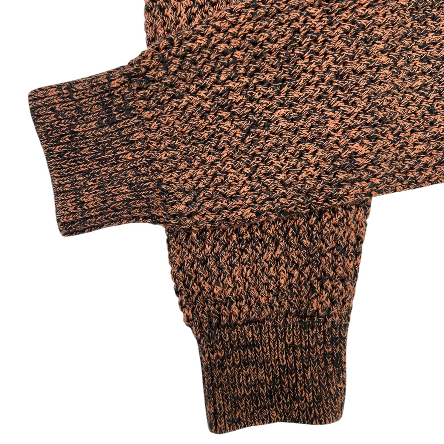 Stussy 2 Tone Loose Gauge Knit Sweater Brown