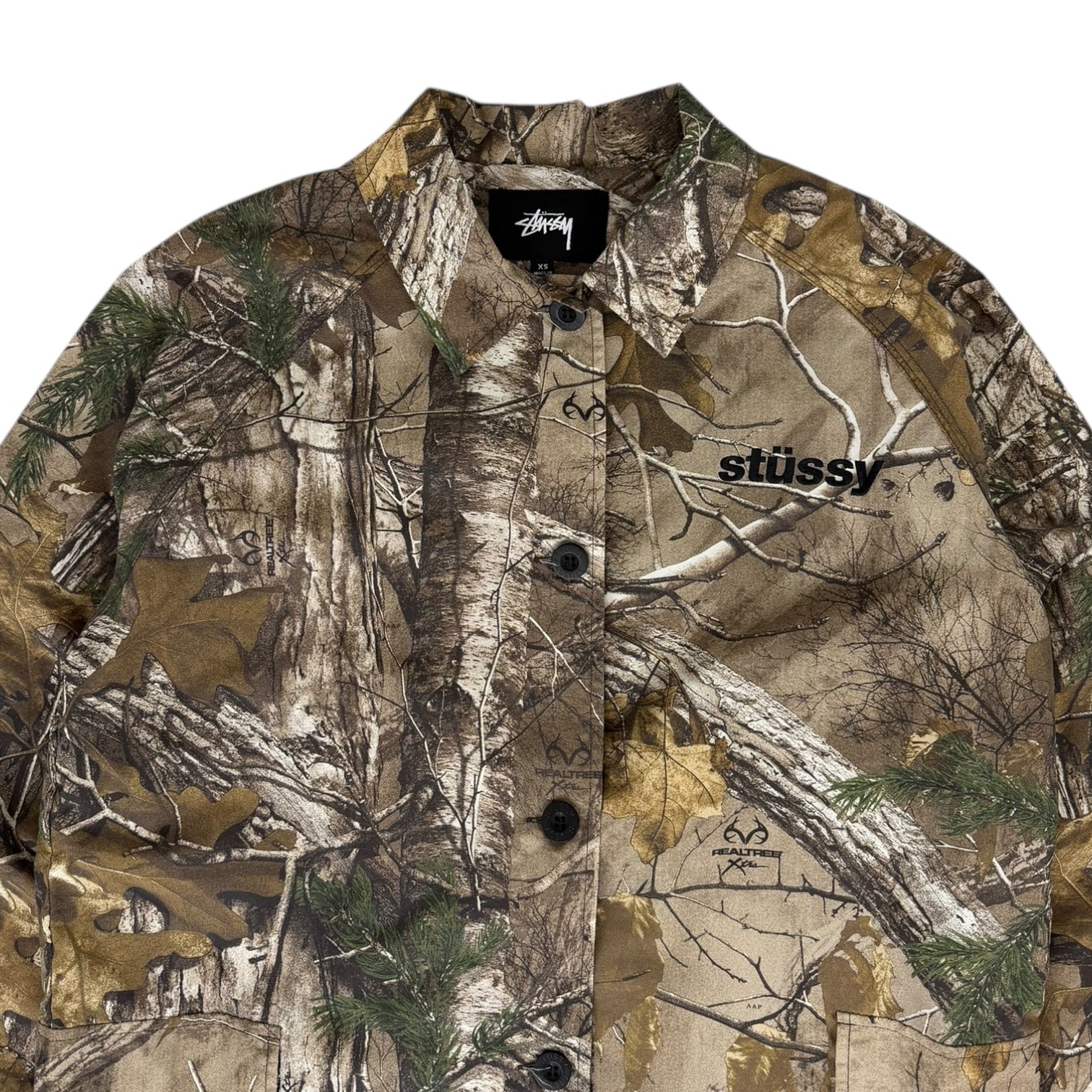 Stussy Elsa Women's Long Coat Real Tree