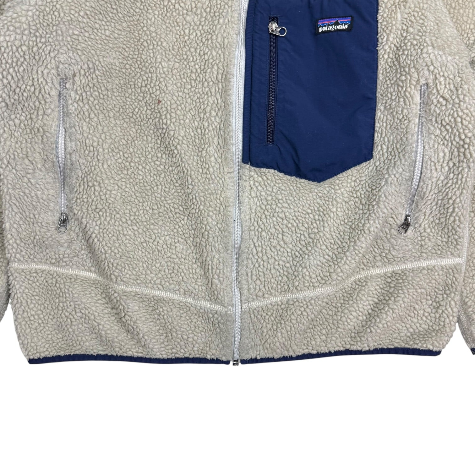 Vintage Patagonia Classic Retro X -Fleece Jacket Natural White