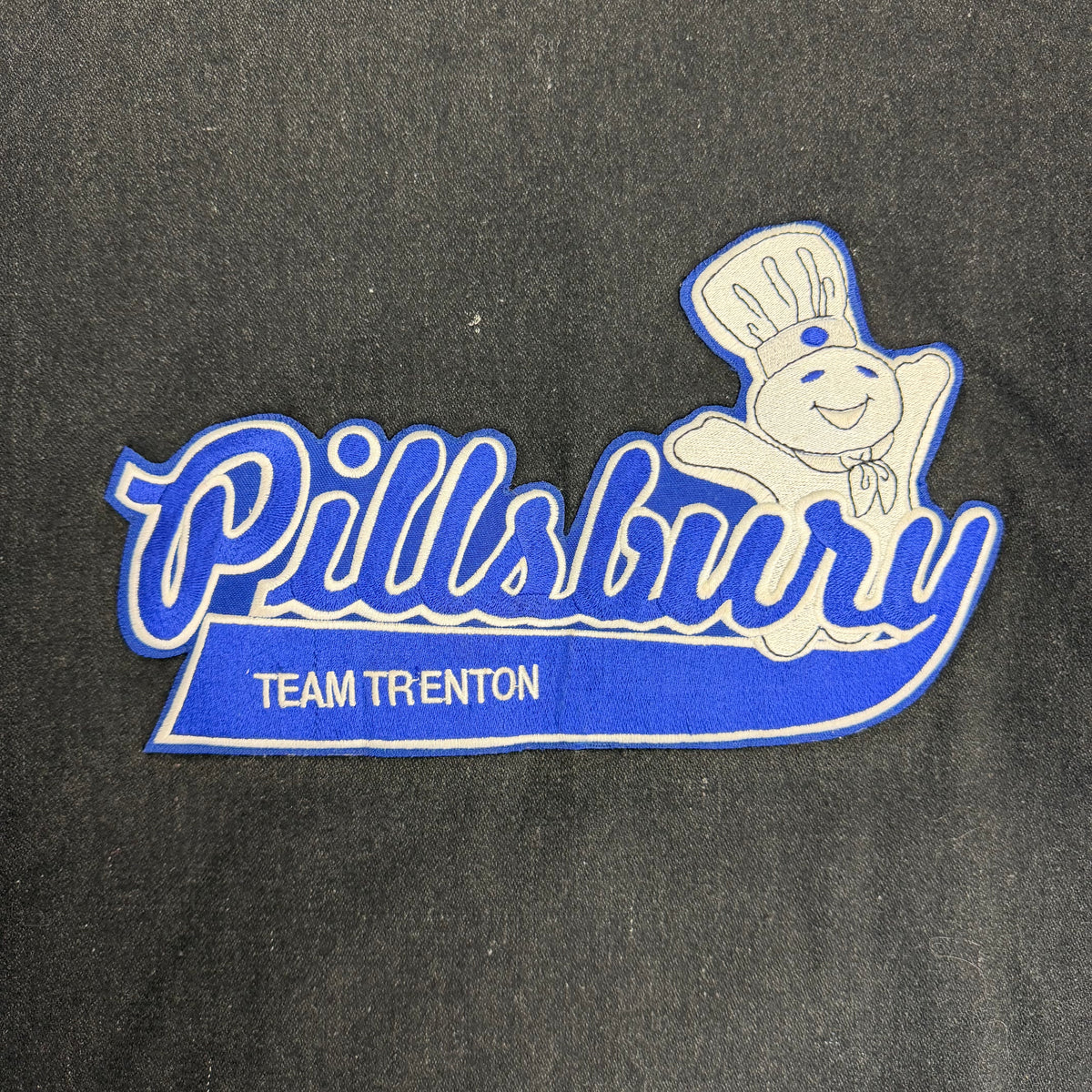 Vintage Pillsbury Team Trenton Varsity Jacket Black