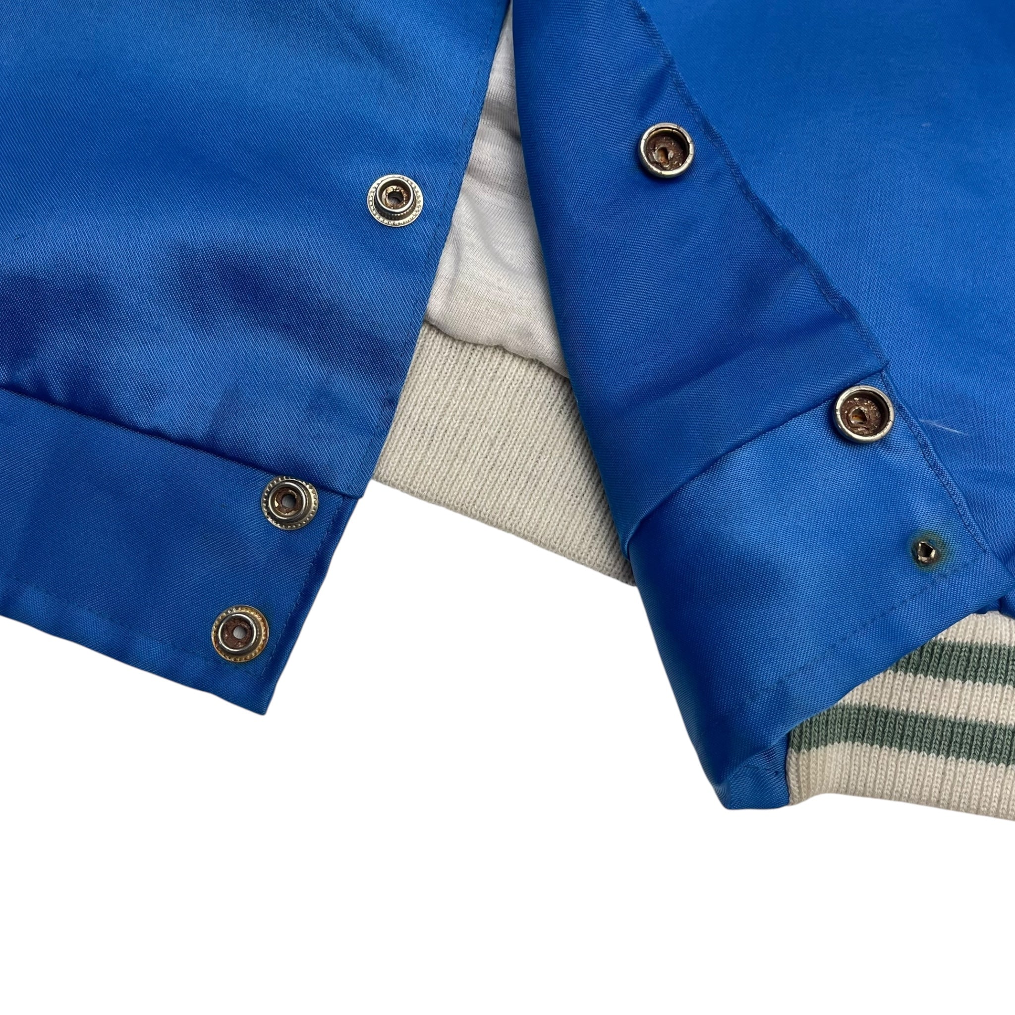 Vintage SSC Swimming Satin Varsity Jacket Blue