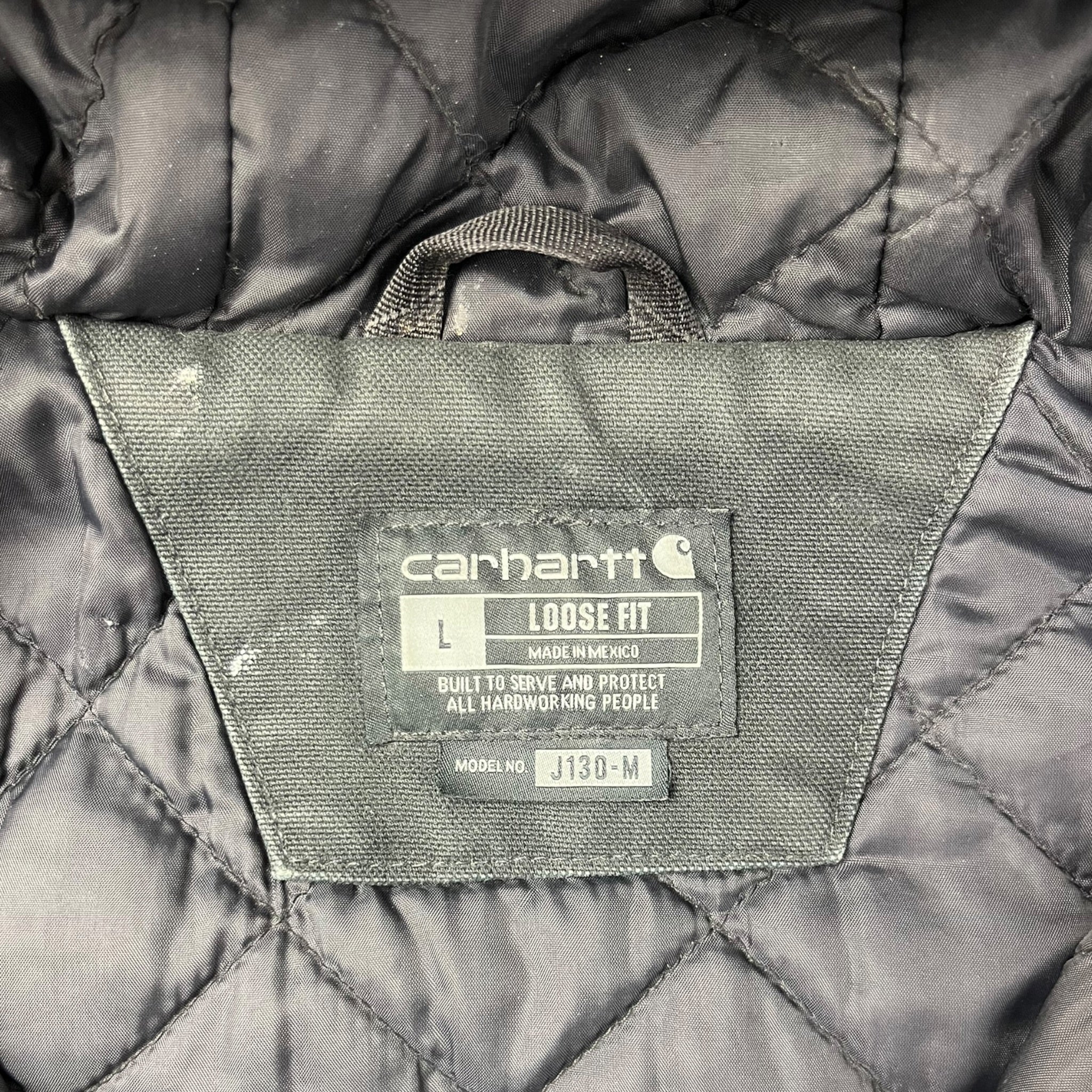 Vintage Carhartt J130 Active Jacket Charcoal