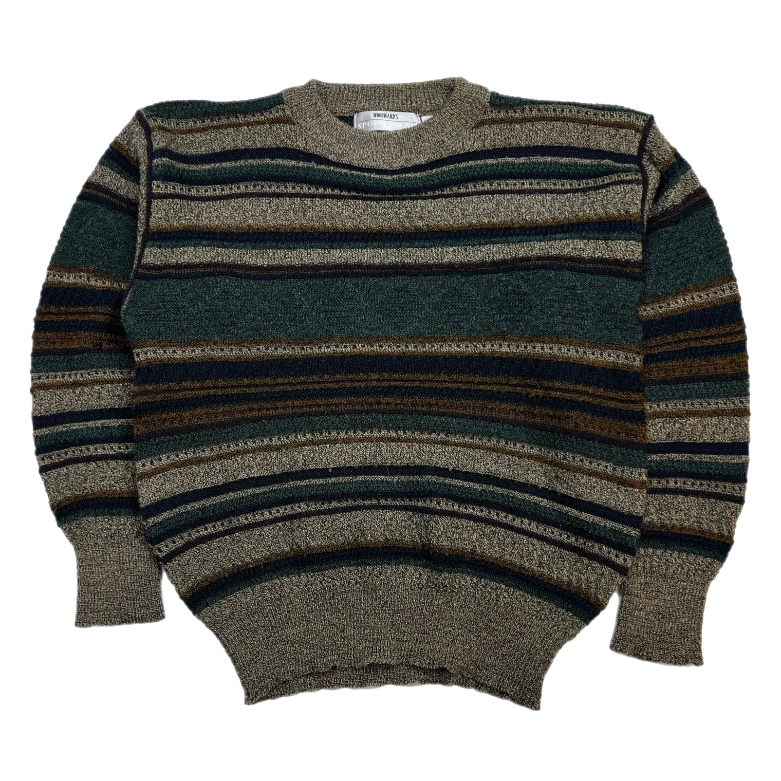 Vintage Woodwards Stripped Knit Sweater