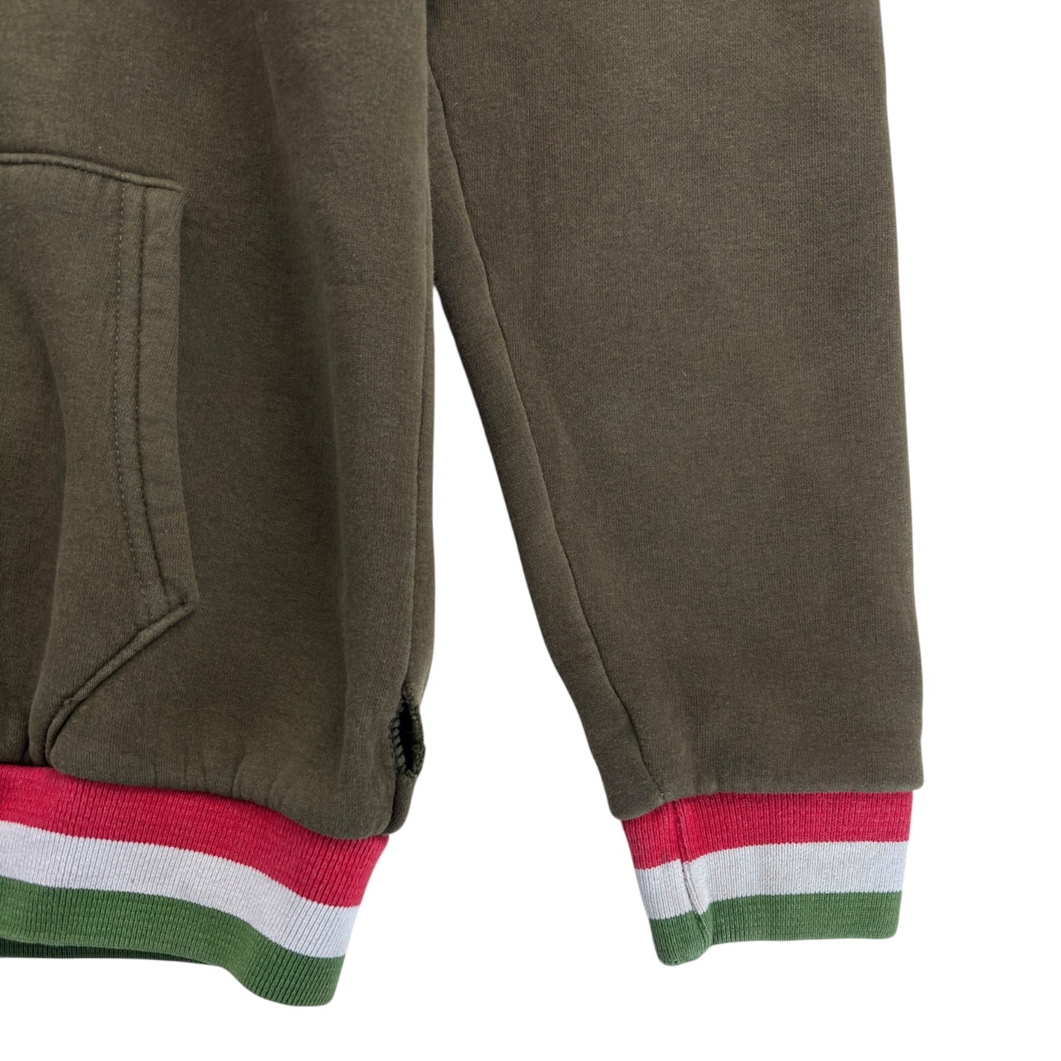 (W) Abercrombie And Fitch Zip Up Hoodie Green