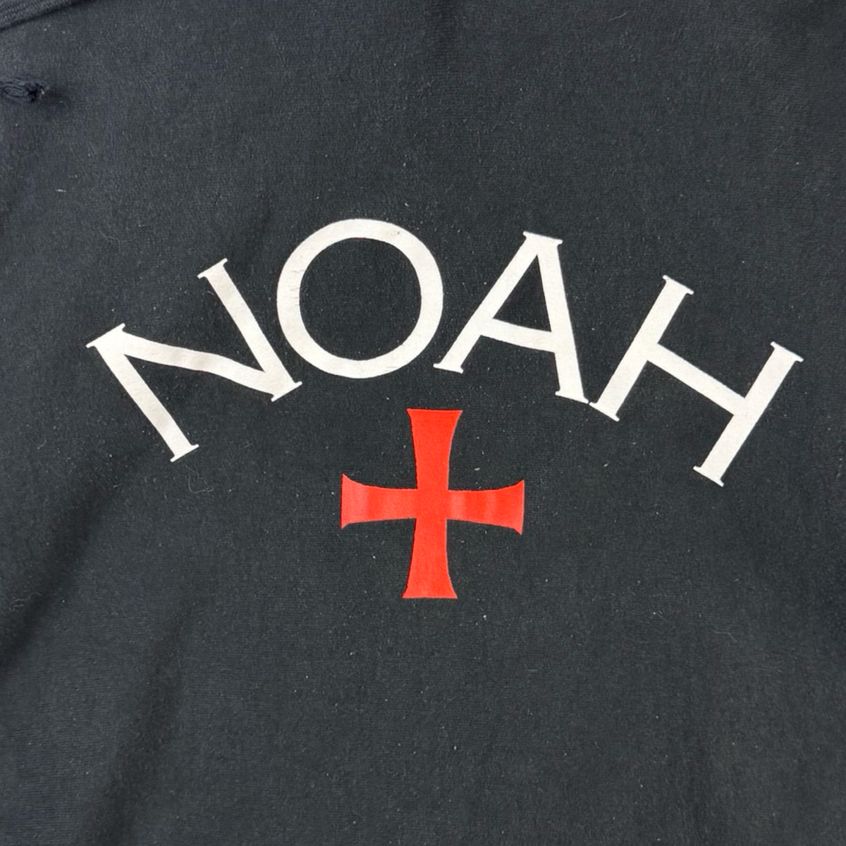 NOAH Logo Hoodie Black