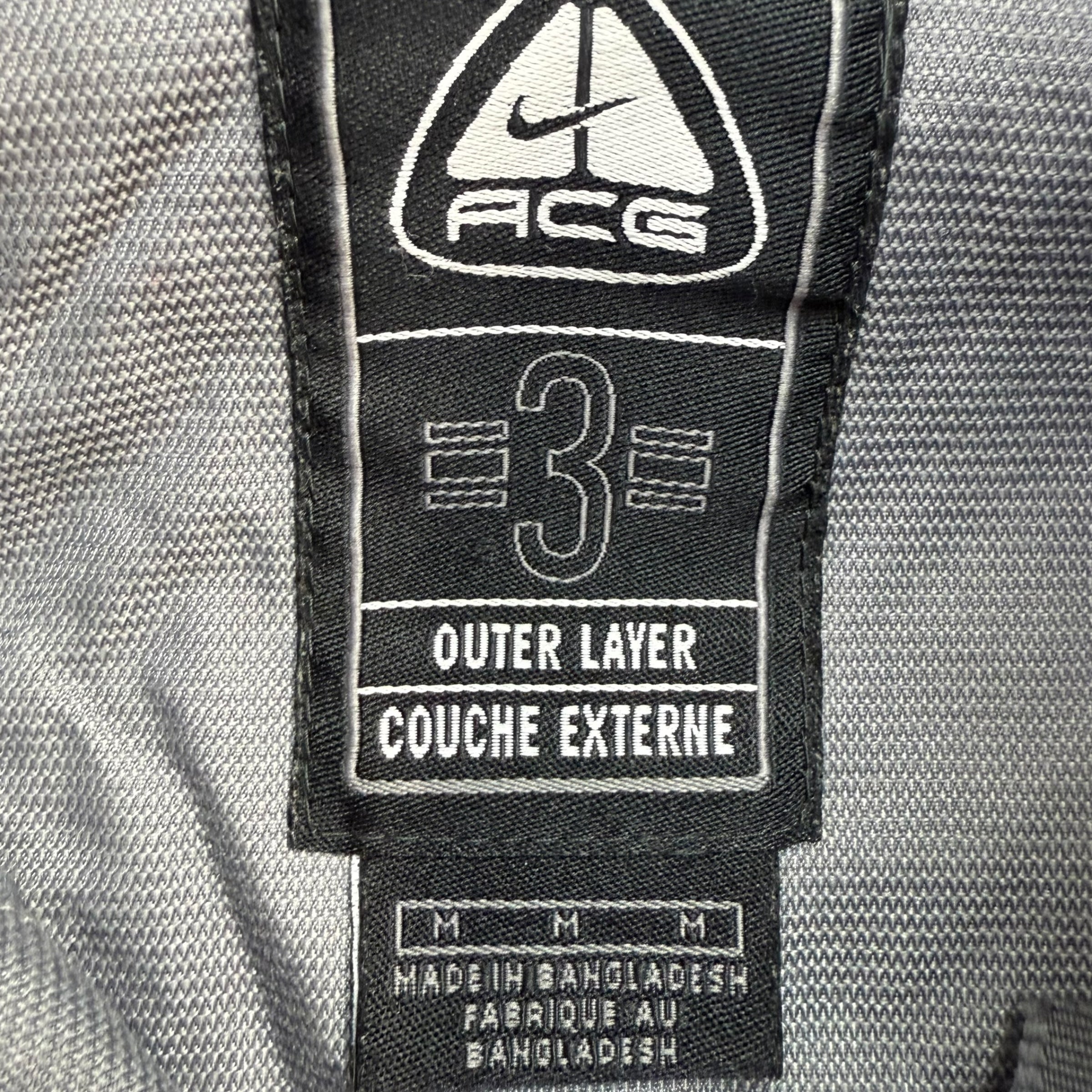 Vintage Nike ACG Outer Layer Jacket Grey