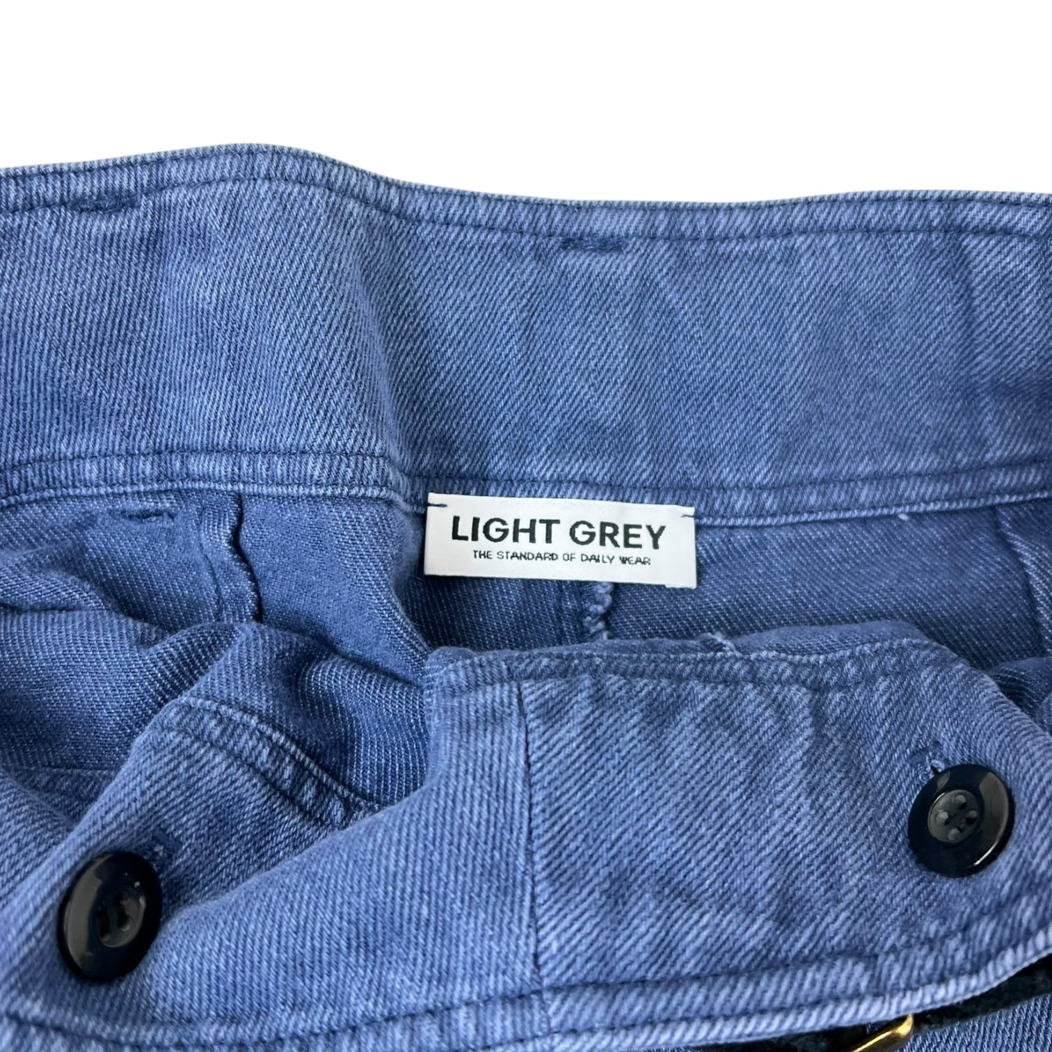 Light Grey The Standard Of Daily Wear Barrel Jeans