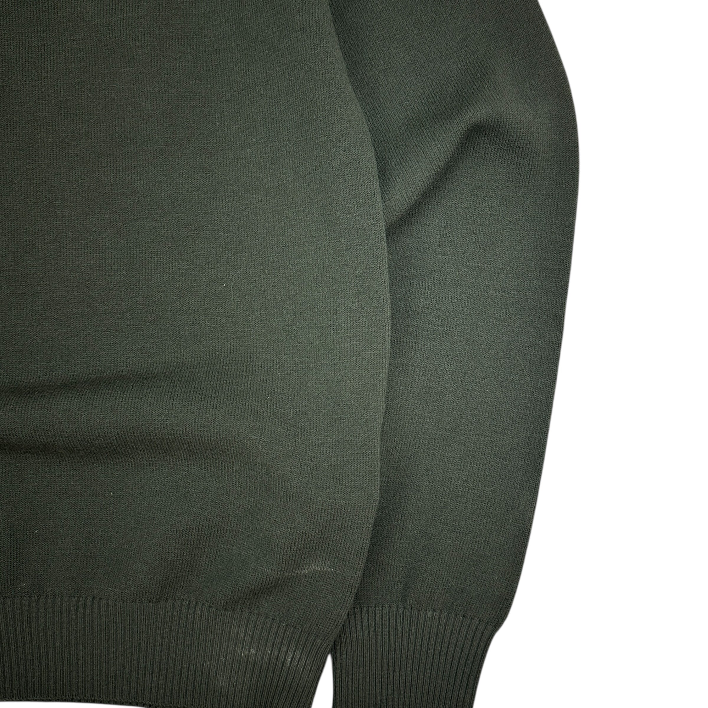 Stone Island Dark Green Knit Sweater