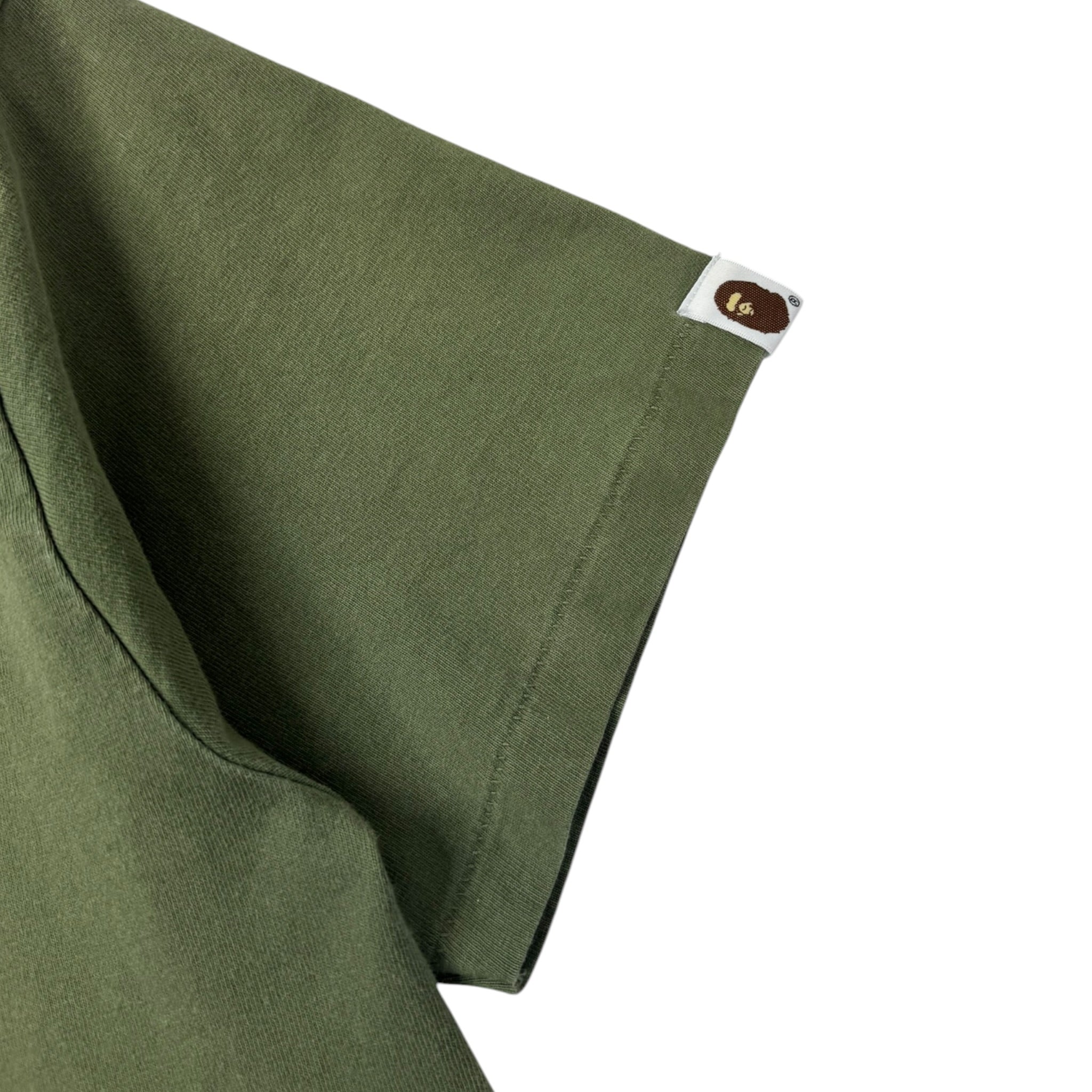 BAPE Big Ape Head Tee Olive Drab