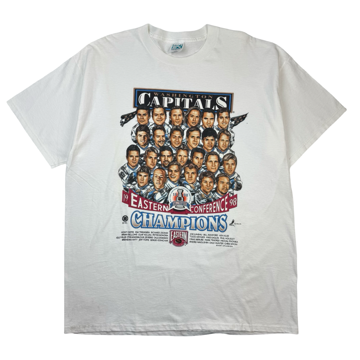 1998 Washington Capitals Eastern Conference Champions NHL T-Shirt