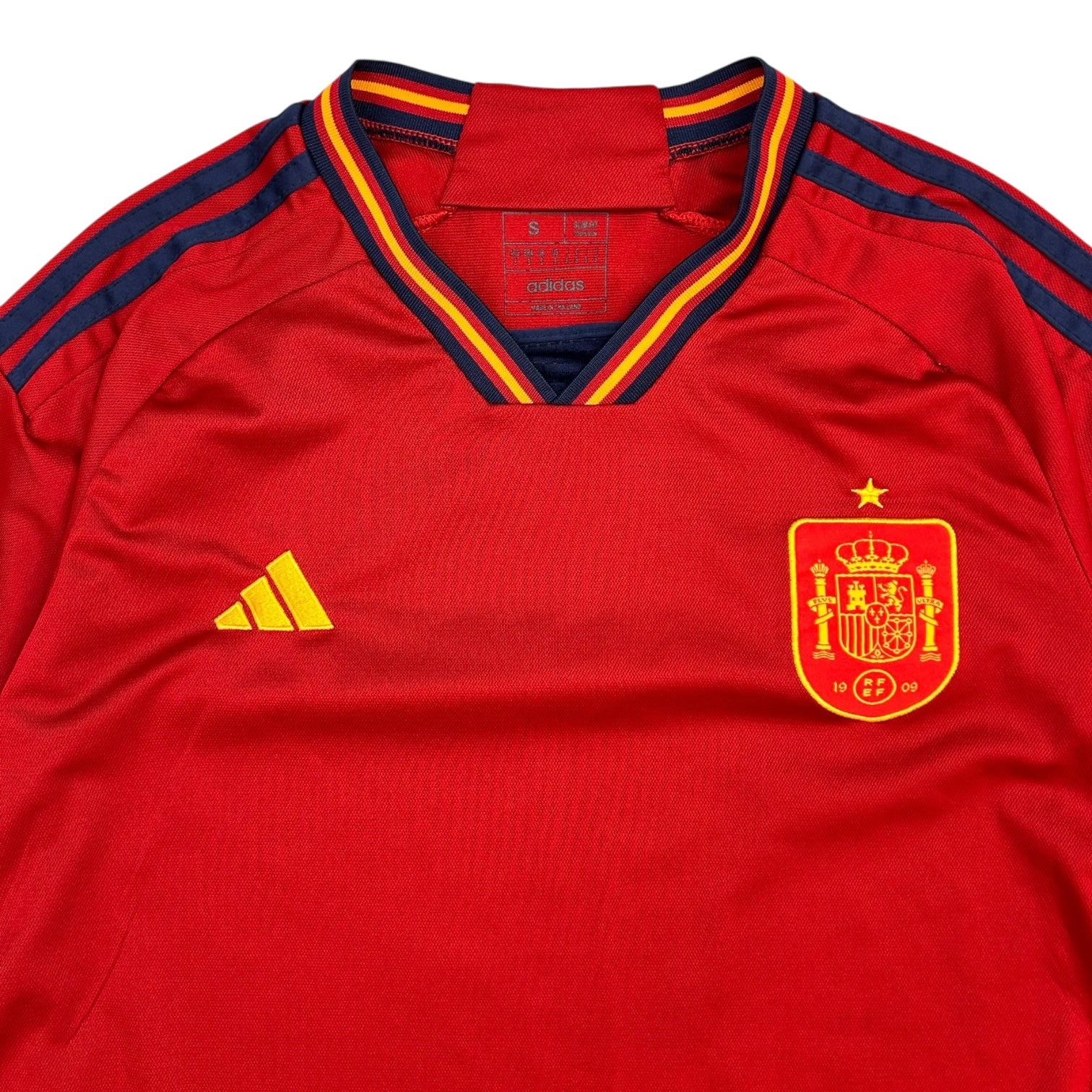 Adidas Spain 2022-2023 Home Jersey Red/Yellow