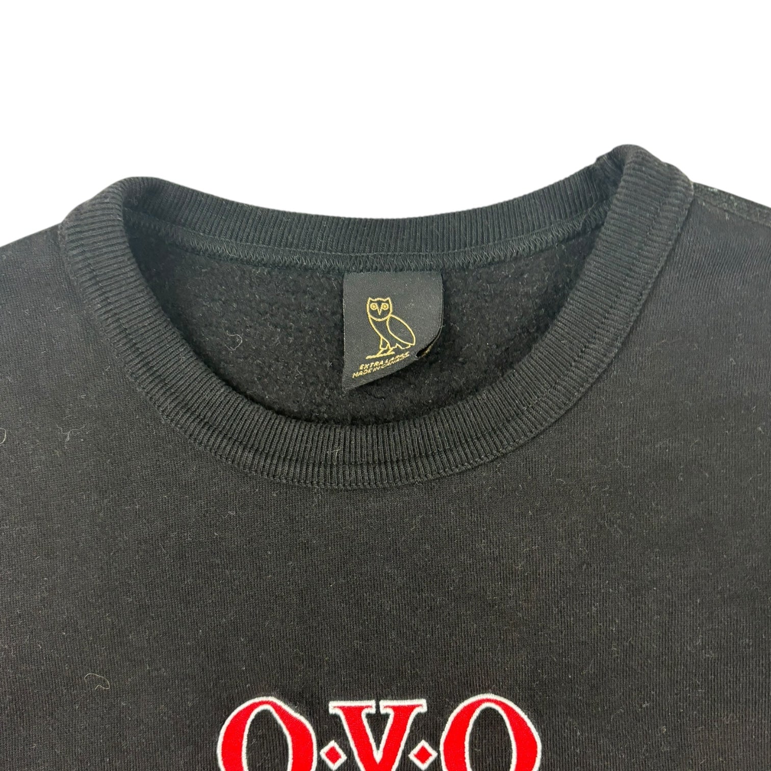 OVO Spell-out Logo Crewneck Black