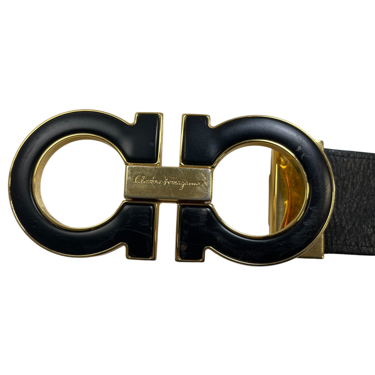 Salvatore Ferragamo Double Gancini Belt