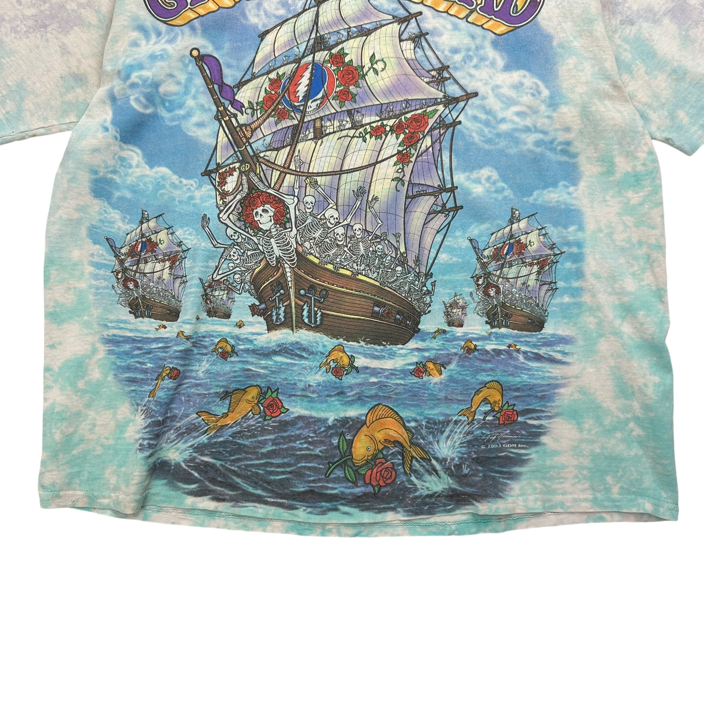 1993 Grateful Dead "Ship of Fools" Band Tee