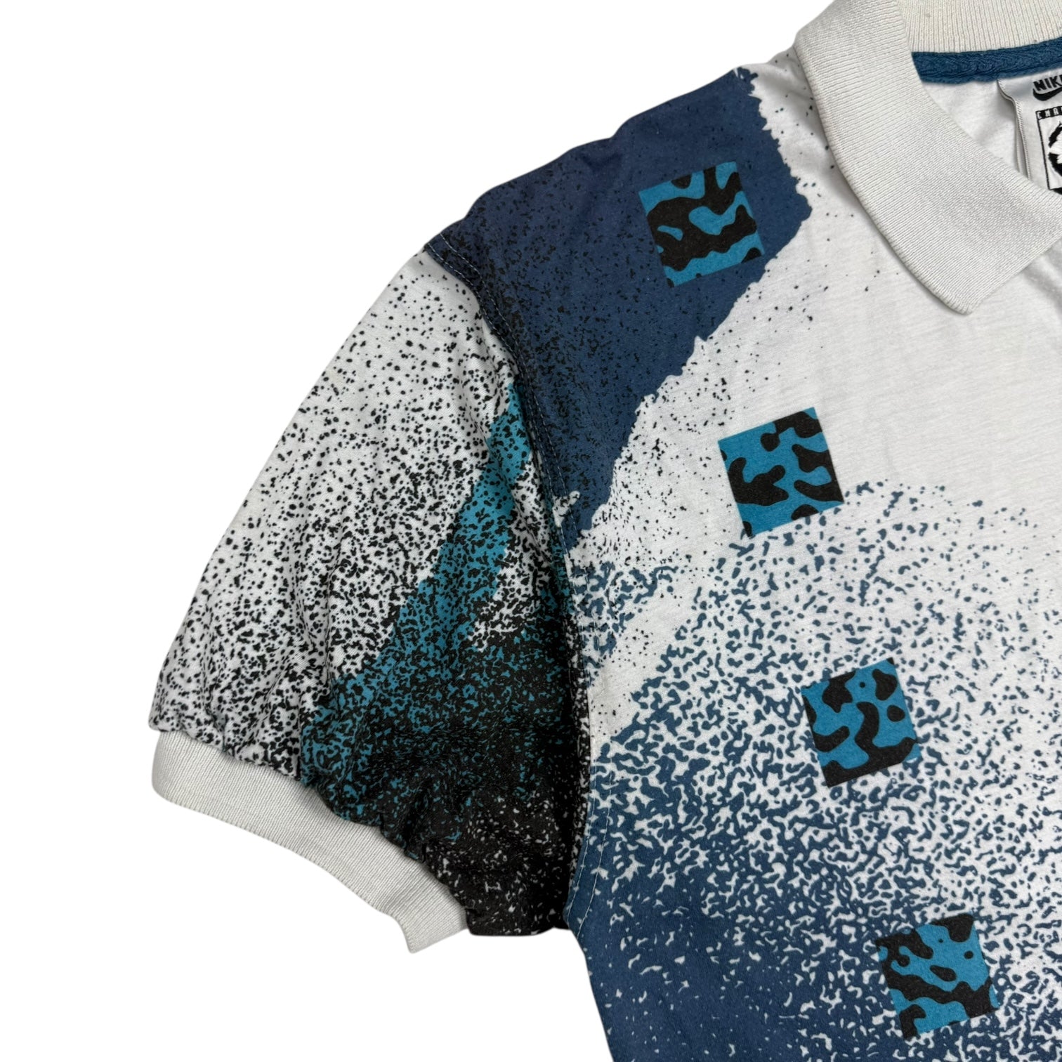 Vintage Nike Challenge Court Andre Agassi Polo Poison Frog