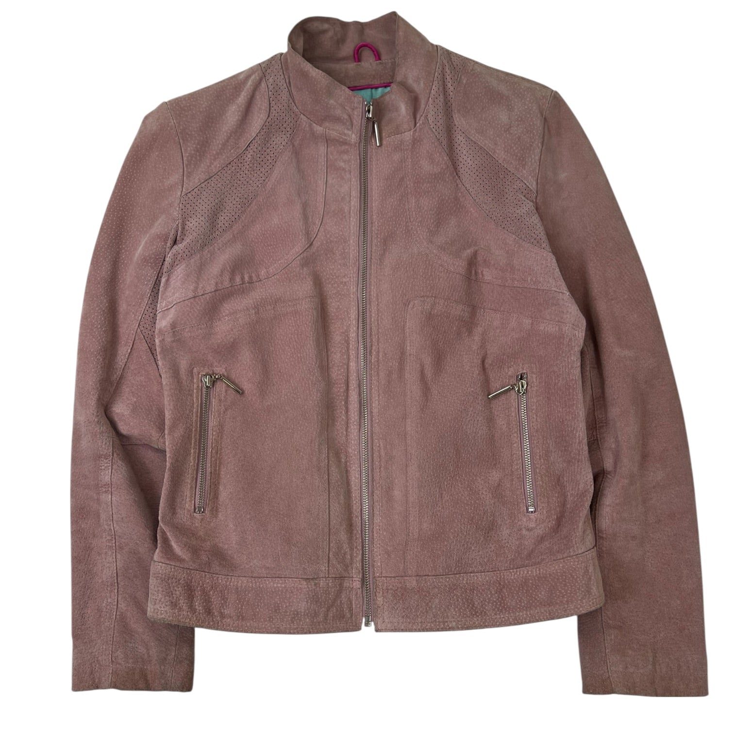 (W) Vintage Wilson’s Leather Jacket Pink