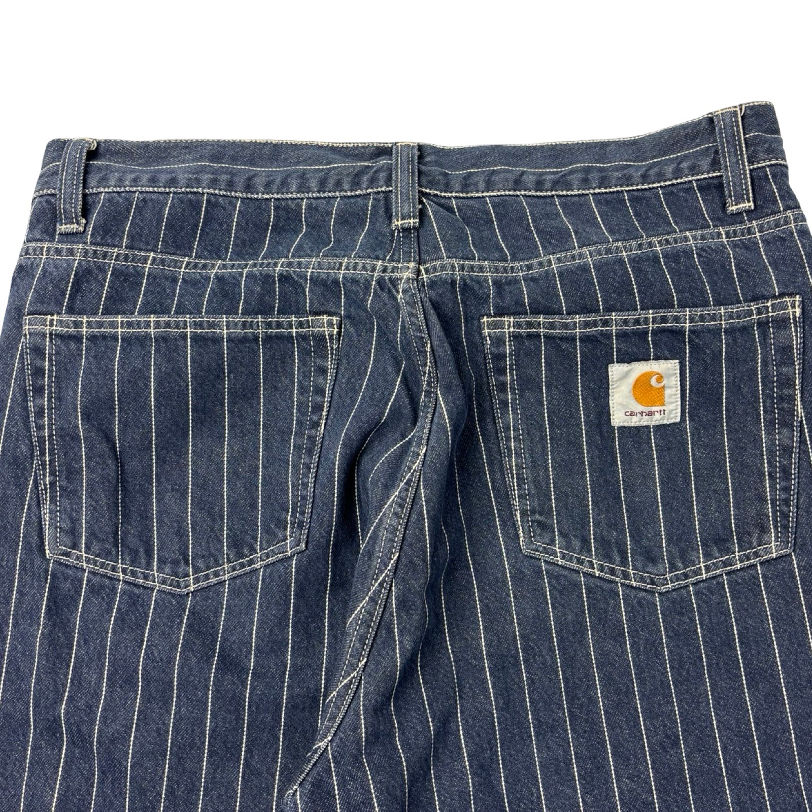 Carhartt WIP Orlean Stripe Denim Pant Navy