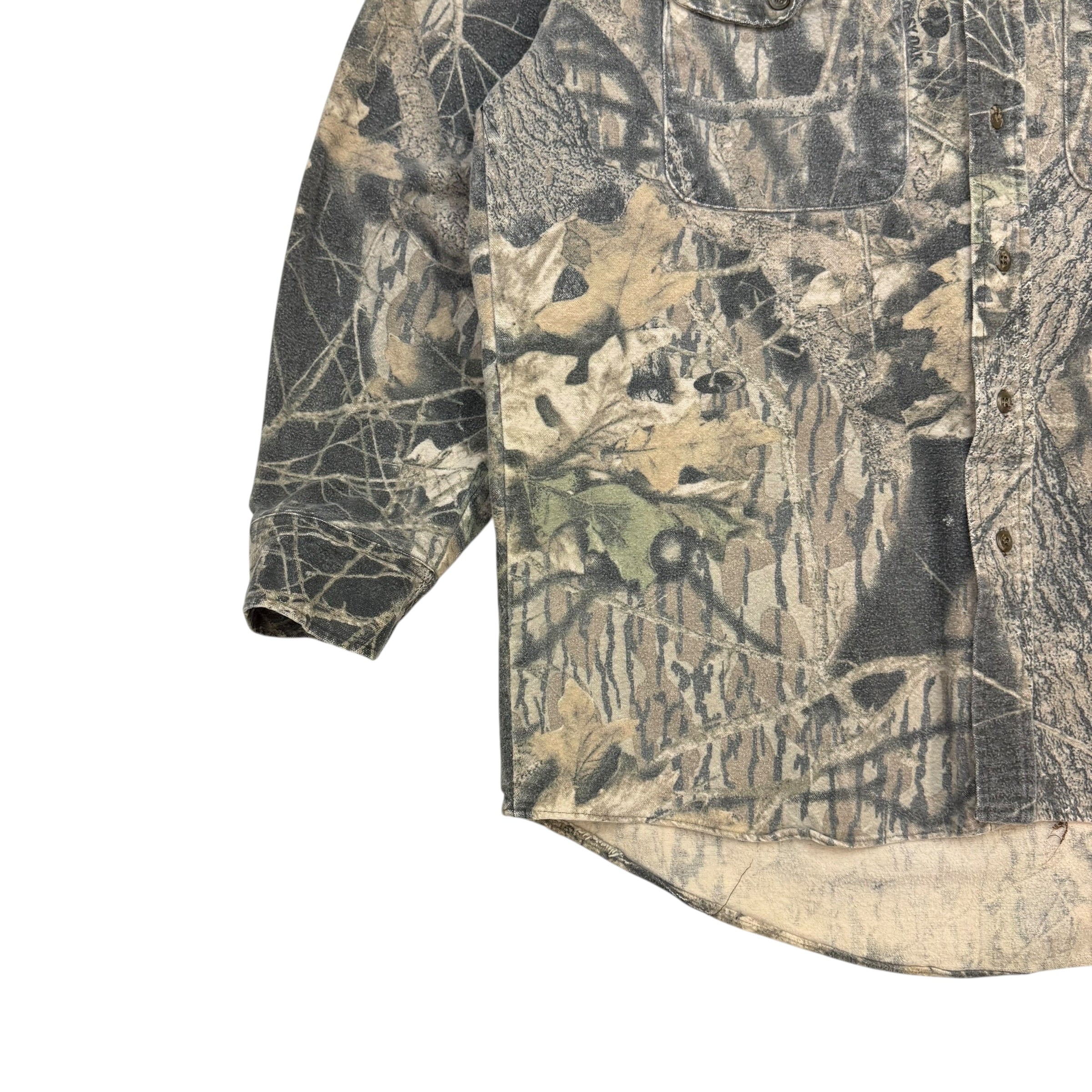Vintage Mossy Oak Button Up Shirt Camo
