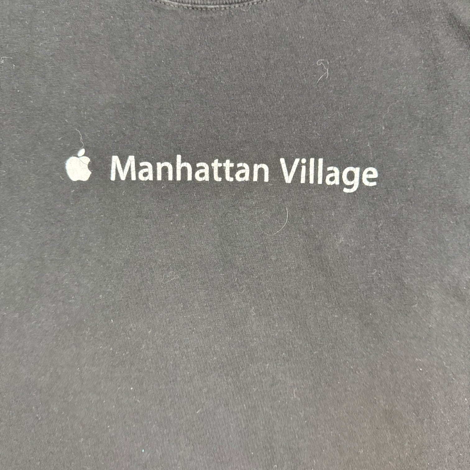 Vintage Apple Manhattan Village Staff Tee Black
