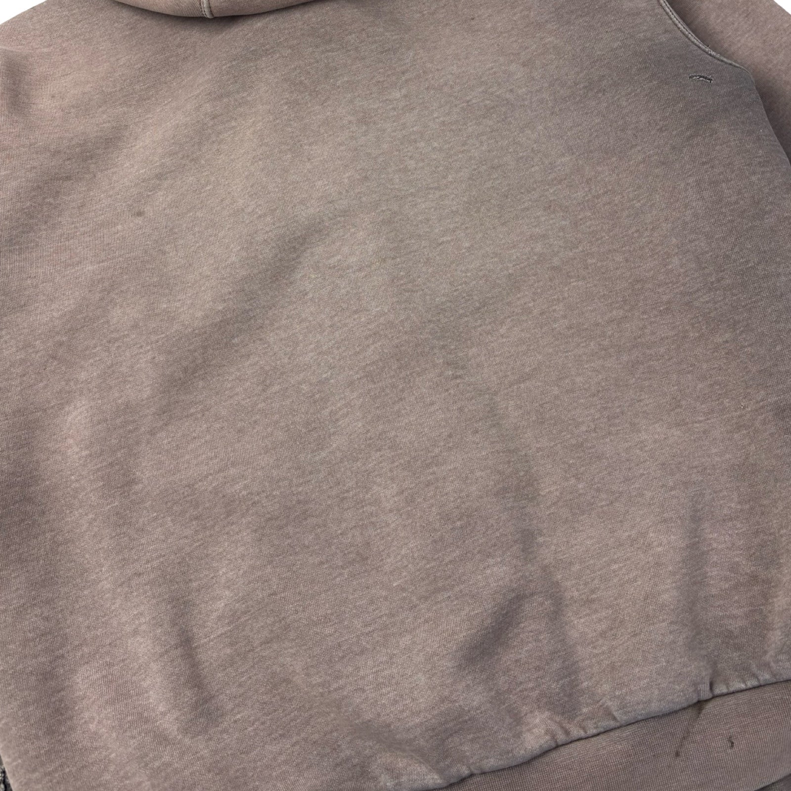 Vintage Carhartt Trashed Full-Zip Thermal Lined Hoodie Faded Taupe