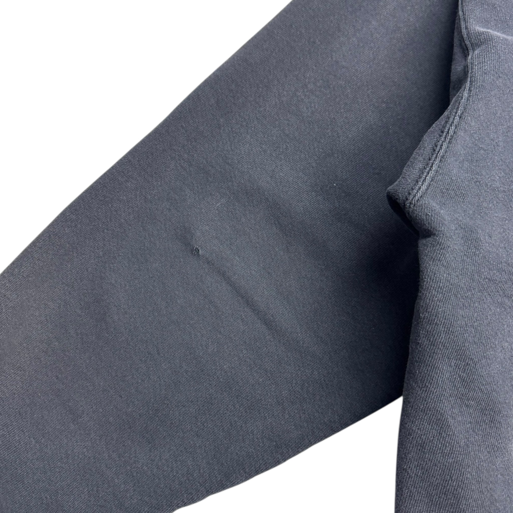 Vintage 90s Nike Pocket Swoosh Hoodie Faded Black